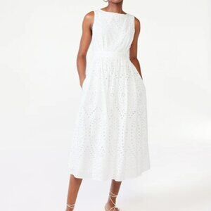White eyelet sundress
